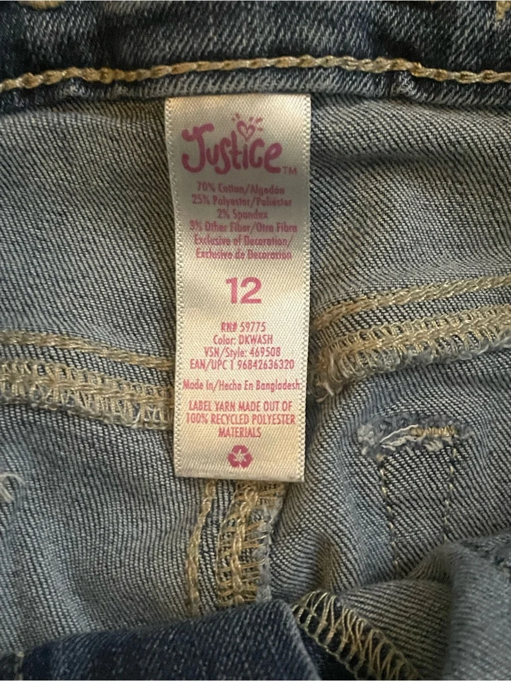 Justice women dark